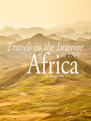cover image of Travels in the Interior of Africa in 1795